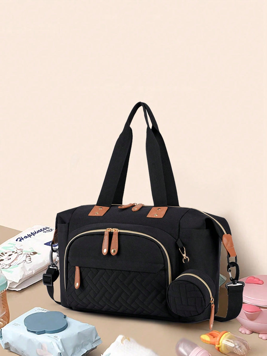 Two-piece set of Embroidery Thread Mommy Bag(2503)