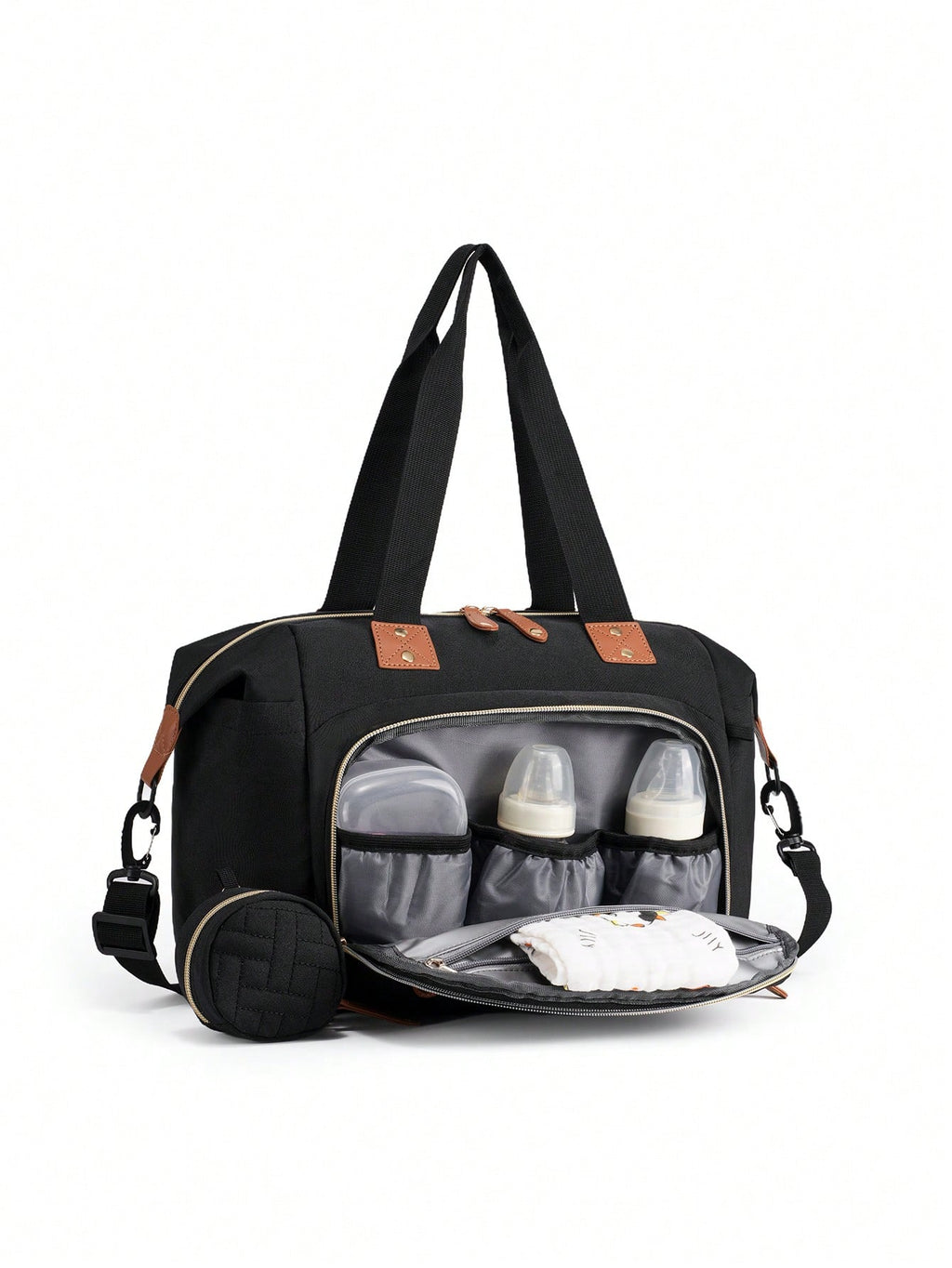 Two-piece set of Embroidery Thread Mommy Bag(2503)