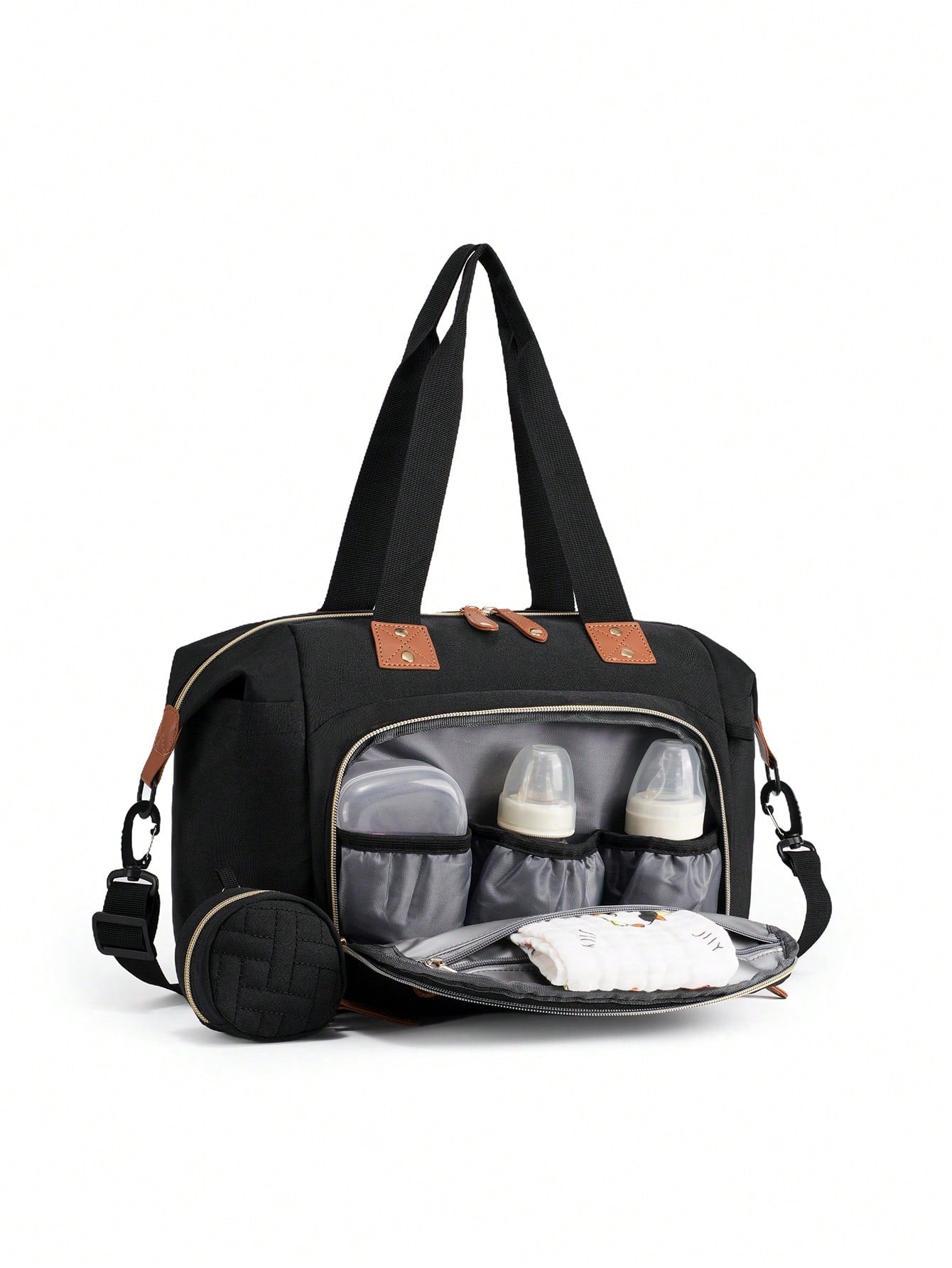 Two-piece set of Embroidery Thread Mommy Bag(2503)