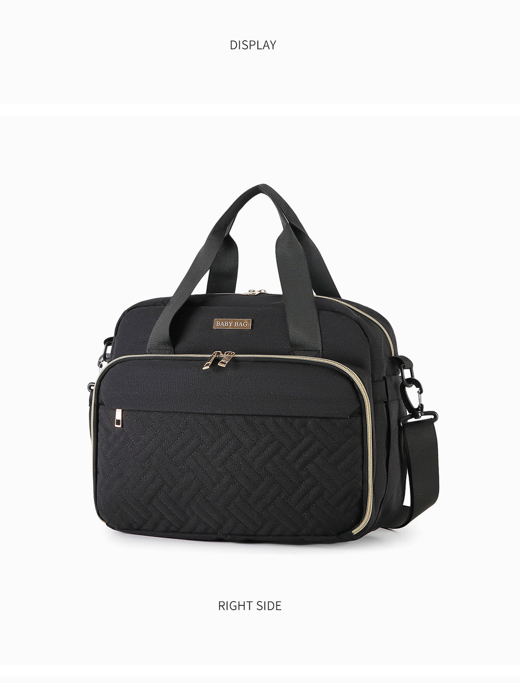 Embroidered thread slung mommy bag（2410）